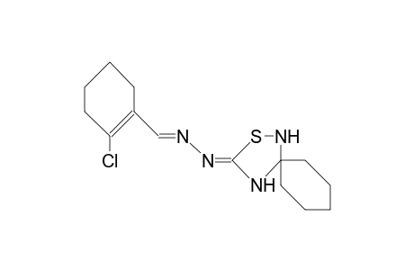 5-(2-CHLOROCYCLOHEX-1-ENYL-METHYLENHYDRAZONO)-3,3-PENTAMETHYLEN-1,2,4-THIADIAZOLIDINE