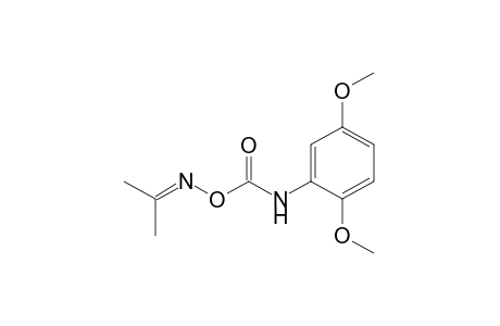 acetone, O-[(2,5-dimethoxyphenyl)carbamoyl]oxime