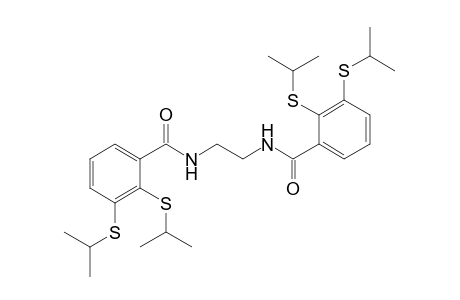 1,2-Bis[2,3-di(isopropylmercapto)benzamido]ethane