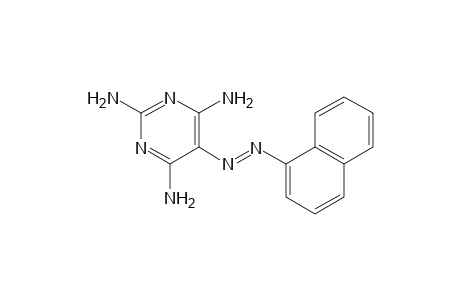 5-[(1-naphthyl)azo]-2,4,6-triaminopyrimidine