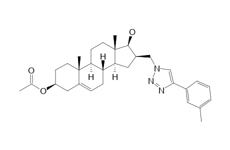 3-BETA-ACETOXY-16-BETA-[4-(3-TOLYL)-1H-1,2,3-TRIAZOL-1-YLMETHYL]-ANDROST-5-EN-17-BETA-OL