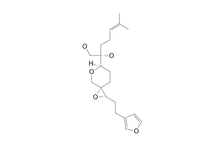 (S)-2-((2-S,3-S,6-R)-2-(2-(FURAN-3-YL)-ETHYL)-1,5-DIOXASPIRO-[2.5]-OCTAN-6-YL)-6-METHYLHEPT-5-ENE-1,2-DIOL