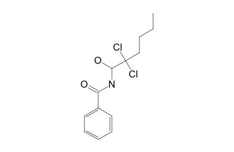 N-(2,2-dichloro-1-hydroxyhexyl)benzamide