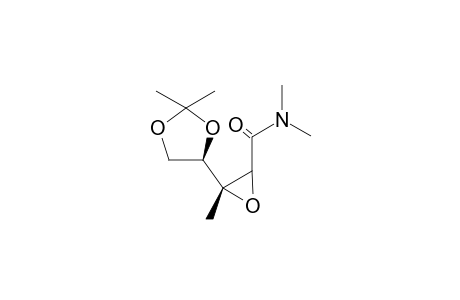 N,N-Dimethyl-2,3-anhydro-4,5-O-isopropylidene-3-methyl-D-pentonamide