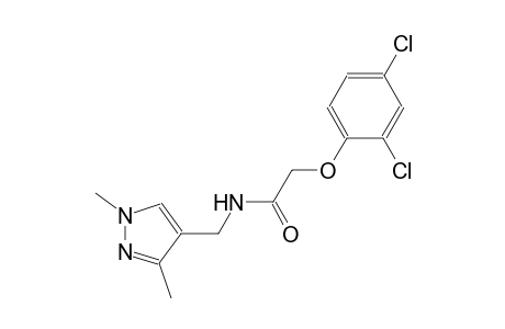 2-(2,4-dichlorophenoxy)-N-[(1,3-dimethyl-1H-pyrazol-4-yl)methyl]acetamide