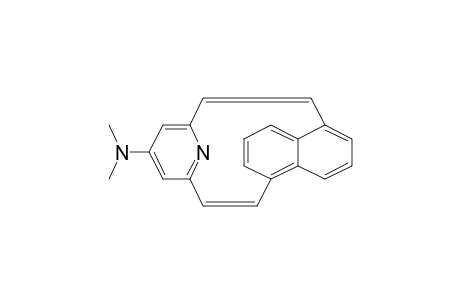 [2](1,5)Naphthaleno[2](2,6)pyridinophane-1,11-diene, 17-(dimethylamino)-