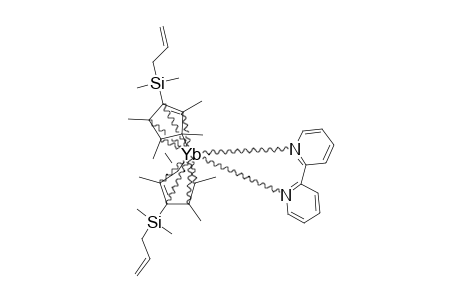 [(C5ME4)SIME2(CH2CH=CH2)]2YB+2,2-BIPYRIDINE