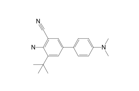 2-amino-3-tert-butyl-5-(4-dimethylaminophenyl)benzonitrile