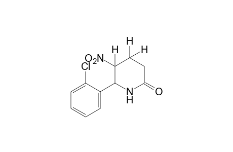 6-(o-chlorophenyl)-5-nitro-2-piperidone