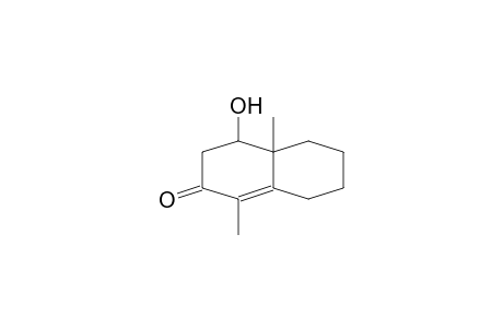 2(3H)-NAPHTALENONE, 4,4a,5,6,7,8-HEXAHYDRO-4-HYDROXY-1,4a-DIMETHYL-