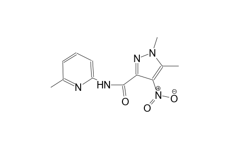 1,5-dimethyl-N-(6-methyl-2-pyridinyl)-4-nitro-1H-pyrazole-3-carboxamide