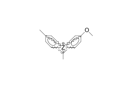 4-Tolyl-4-methoxyphenyl-methyl-carbenium cation