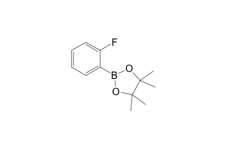 2-(2-Fluorophenyl)-4,4,5,5-tetramethyl-1,3,2-dioxaborolane