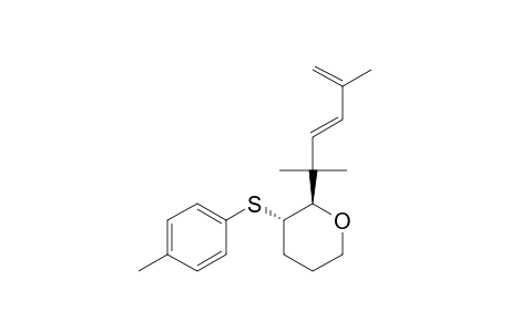 TRANS-2-((E)-2',5'-DIMETHYLHEXA-3',5'-DIEN-2'-YL)-3-(PARA-TOLYLTHIO)-TETRAHYDROPYRANE