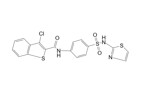 3-chloro-4'-[(2-thiazolyl)sulfamoyl]benzo[b]thiophene-2-carboxanilide