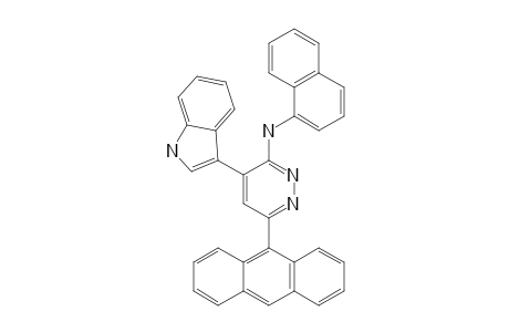 [6-ANTHRACEN-9-YL-4-(1H-INDOL-3-YL)-PYRIDAZIN-3-YL]-NAPHTHALEN-1-YL-AMINE