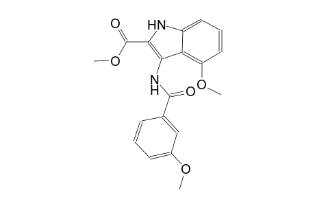 1H-indole-2-carboxylic acid, 4-methoxy-3-[(3-methoxybenzoyl)amino]-, methyl ester