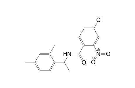 4-chloro-N-[1-(2,4-dimethylphenyl)ethyl]-2-nitrobenzamide