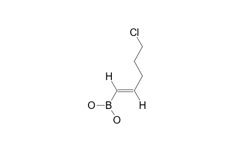 (E)-5-Chloro-1-penteneboronic acid