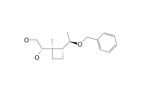 (1S)-1-[(1S,2S)-2-[(1''R)-1-BENZYLOXYETHYL]-1-METHYLCYCLOBUTYL]-ETHANE-1,2-DIOL