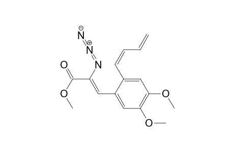 Methyl .alpha.-azido-2-[(Z)-buta-1',3'-dienyl]-4,5-dimethoxycinnamate