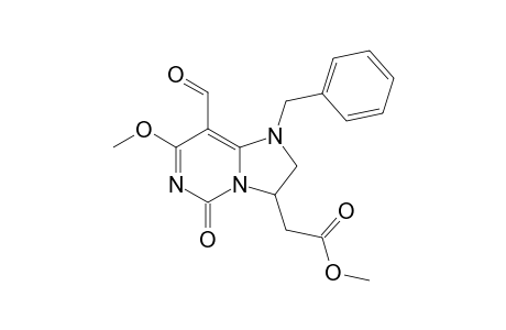 2-(1-BENZYL-8-FORMYL-7-METHOXY-5-OXO-1,2,3,5-TETRAHYDROIMIDAZO-[1,2-C]-PYRIMIDIN-3-YL)-ACETATE