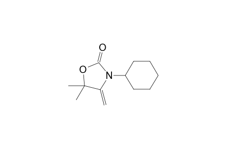 3-Cyclohexyl-5,5-dimethyl-4-methylene-oxazolidin-2-one