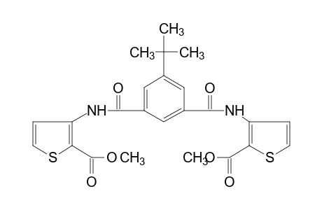 3,3'-(5-tert-butylisophthalamido)di-2-thiophenecarboxylic acid, dimethyl ester