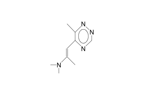 5-[2-(DIMETHYLAMINO)PROPENYL]-6-METHYL-as-TRIAZINE