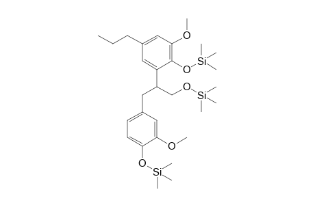 [2-methoxy-4-[2-(3-methoxy-5-propyl-2-trimethylsilyloxy-phenyl)-3-trimethylsilyloxy-propyl]phenoxy]-trimethyl-silane