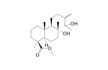 Methyl 8,14-dihydroxy-labda-13(16)-en-19-oate