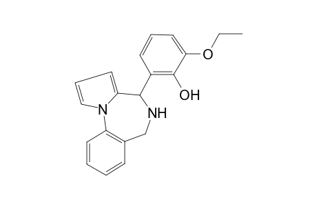 2-(5,6-dihydro-4H-pyrrolo[1,2-a][1,4]benzodiazepin-4-yl)-6-ethoxy-phenol