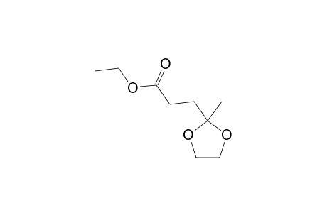 1,3-Dioxolane-2-propanoic acid, 2-methyl-, ethyl ester