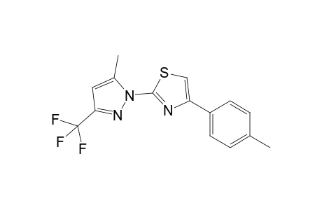 3-Trifluoromethyl-5-methyl-1-[4'-(4"-tolyl)thiazol-2'-yl]pyrazole