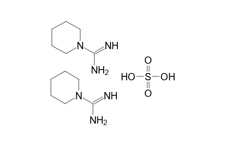 1-piperidinecarboxamidine, sulfate(2:1)