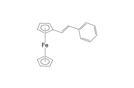 beta-Ferrocenylstyrene (trans)