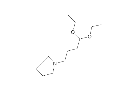 1-PYRROLIDINEBUTYRALDEHYDE, DIETHYL ACETAL