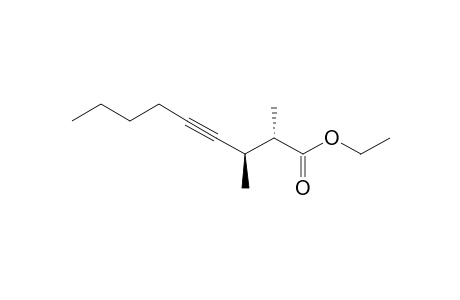 ethyl (2S,3R)-2,3-dimethylnon-4-ynoate