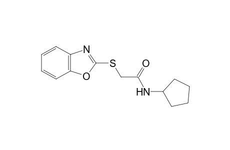 Acetamide, 2-(benzoxazol-2-ylthio)-N-cyclopentyl-