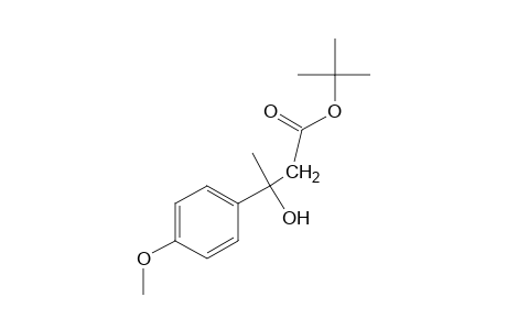 BUTYRIC ACID, 3-HYDROXY-3-/P- METHOXYPHENYL/-, TERT-BUTYL ESTER