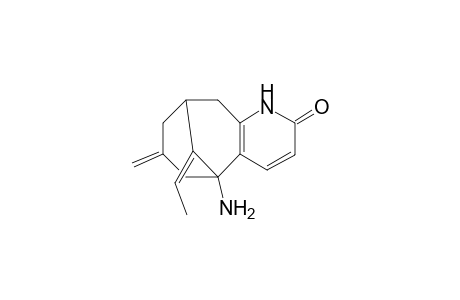 (11E)-(+-)-5-Amino-11-ethylidene-5,6,7,8,9,10-hexahydro-7-methylene-5,9-mathanocycloocta[b]pyridine-2(1H)-one