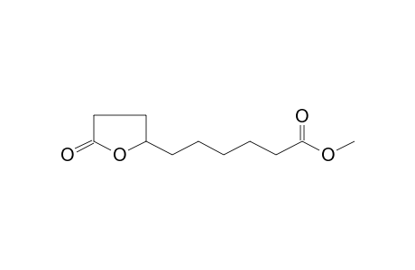 2-Oxotetrahydrofuryl-5-hexanoic acid, methyl ester