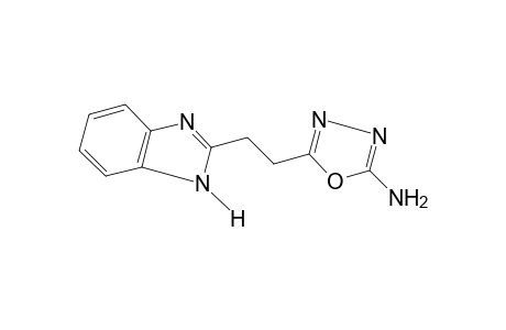 2-amino-5-[2-(2-benzimidazolyl)ethyl]-1,3,4-oxadiazole