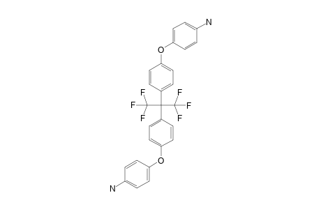 4-{4-[1-[4-(4-Aminophenoxy)phenyl]-2,2,2-trifluoro-1-(trifluoromethyl)ethyl]phenoxy}aniline