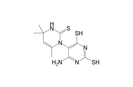 6-Amino-5-(4,6,6-trimethyl-2-sulfanylidene-1H-pyrimidin-3-yl)-1H-pyrimidine-2,4-dithione