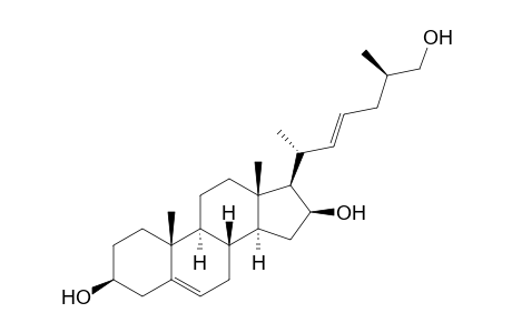 (22E,25R)-Cholesta-5,22-diene-3.beta.,16.beta.,26-triol