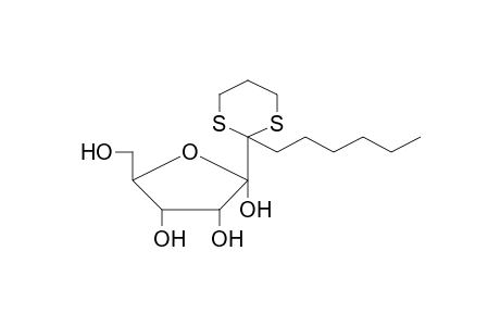 1-(Heptylidene-1,3-propanedithiane)-D-ribono-1,4-lactone