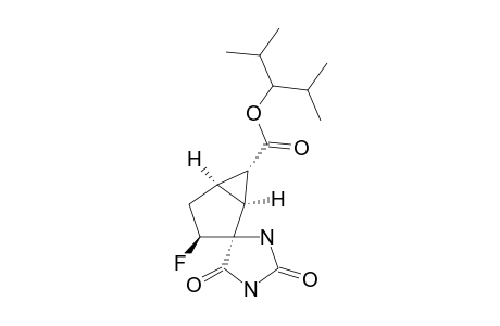 (1-SR,2-SR,3-SR,5-RS,6-SR)-2-SPIRO-5'-HYDANTOIN-3-FLUORO-BICYCLO-[3.1.0]-HEXANE-6-CARBOXYLIC-ACID-2,4-DIMETHYL-3-PENTYLESTER