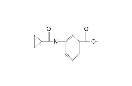 m-(cyclopropanecarboxamido)benzoic acid, methyl ester