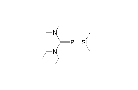 C-DIMETHYLAMINO-C-DIETHYLAMINO-P-TRIMETHYLSILYLPHOSPHAETHENE